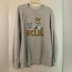 UCLA Vintage Style Leaning Joe Crewneck Sweatshirt Unisex Sz L